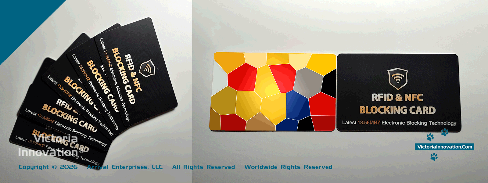 Victoria Innovation Vault ® SaiTech IT RFID Blocking Card ©